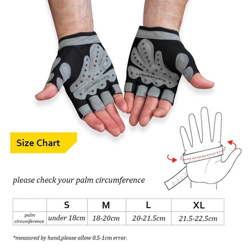 Breathable Gym Gloves Body Building Tough Half Finger Crossfit Gloves Anti-slip Weight Lifting Sport Training Fitness Gloves