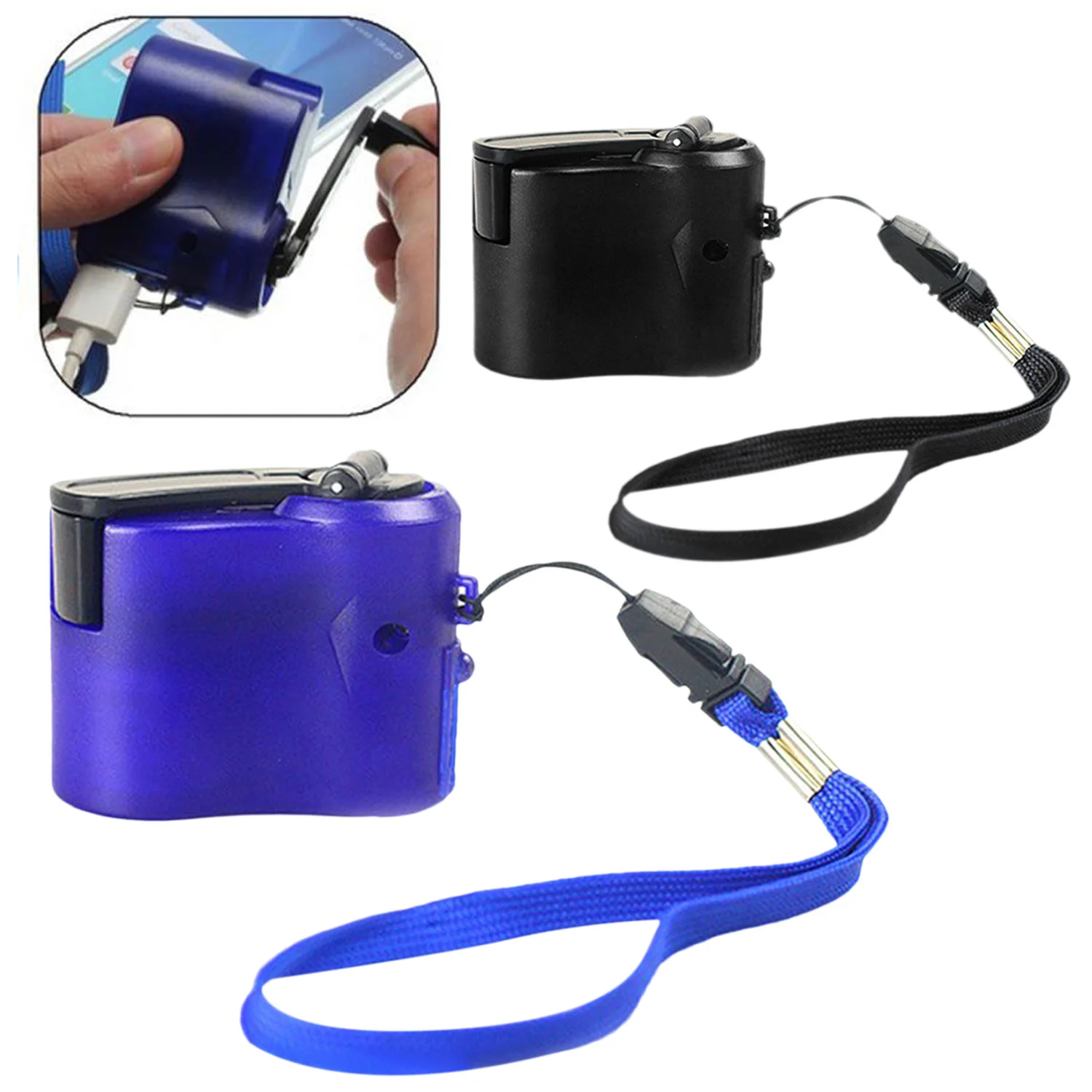Besegad универсальное аварийное зарядное устройство с ручным питанием USB для мобильные смартфоны для путешествий кемпинга офиса пикника на открытом воздухе
