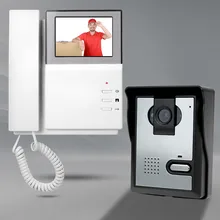 4.3” Color Video Intercom Door Bell Camera With IR COMS Night Vision Wired Video Telephone Monitor For Entry System Hot Sale