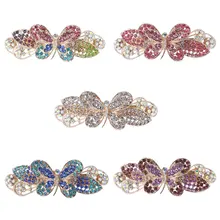 Модные стразы в форме банта заколка для волос подарок для женщин и девушек