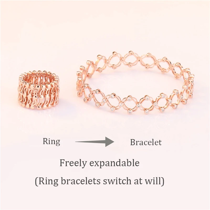 

2019 new Variety bracelet magic ring to send girlfriend temperament ring fashion bracelet free to change Wholesale