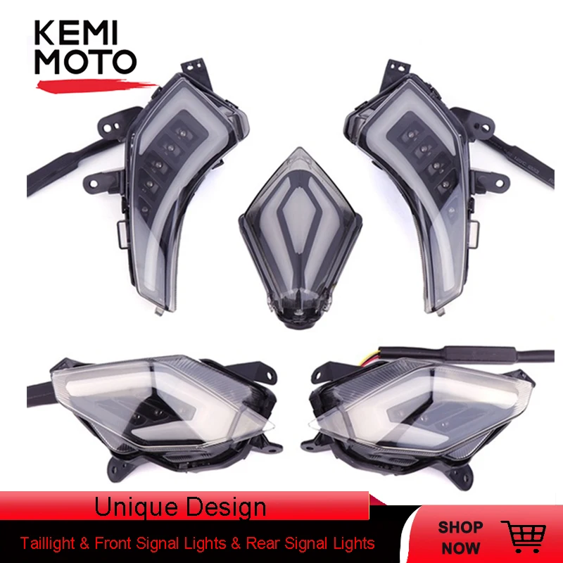 For Tmax 530 Led Lights Front Rear Tail Brake