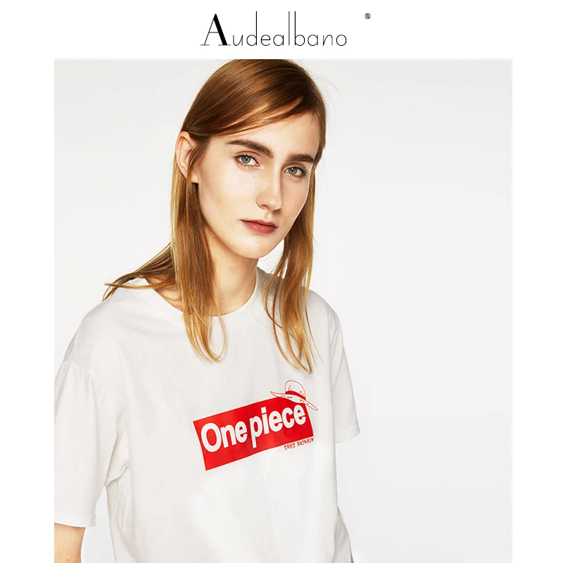 Printed One Piece Letter T Shirt Women Summer T Shirts Loose Short 