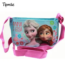 Froze Cartoon Girl Baby Bag Messenger Bag Cartoon Bolsas Character Printing Zipper Kids Bag Kindergarten Girls 2016 New Arrival