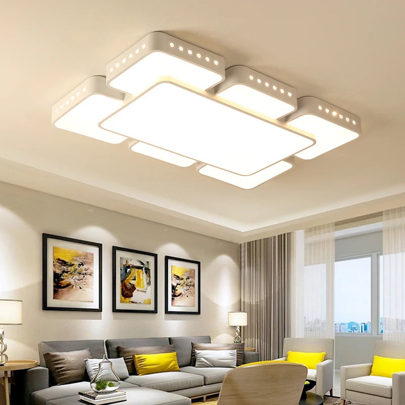 Minimalism Simple Art Modern Led Ceiling Lights For Living