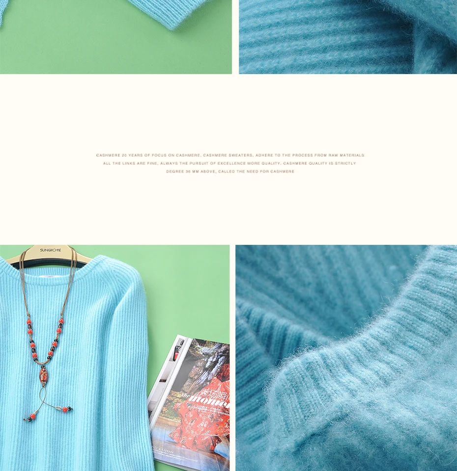 2017 Осень Зима из чистого кашемира slash МЕК пуловер для женщин утолщение Пряжа вязаный Повседневный свитер одежда высокого качества