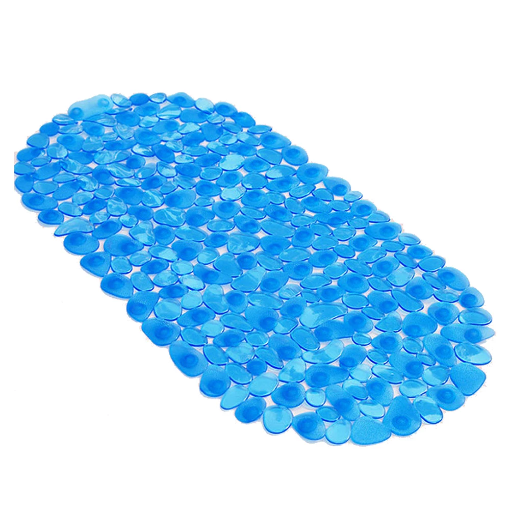 Large Pebble Bathroom Shower Mat Washroom Crystal Cobble Pads Anti slip