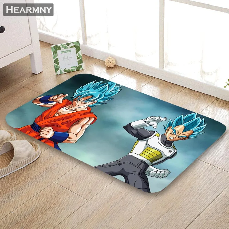 Хороший Dragon Ball Z коврик напольный околодверный коврик Домашний креативный коврик супермягкий впитыватель ванная комната Придверный коврик 40X60 см, 50x80 см - Цвет: 12