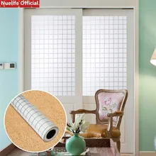 45/60 см x 600 см белый плед самоклеющаяся пленка «замороженное стекло» гостиная, спальня ванная комната окна, двери солнцезащитный крем непрозрачная пленка ПВХ