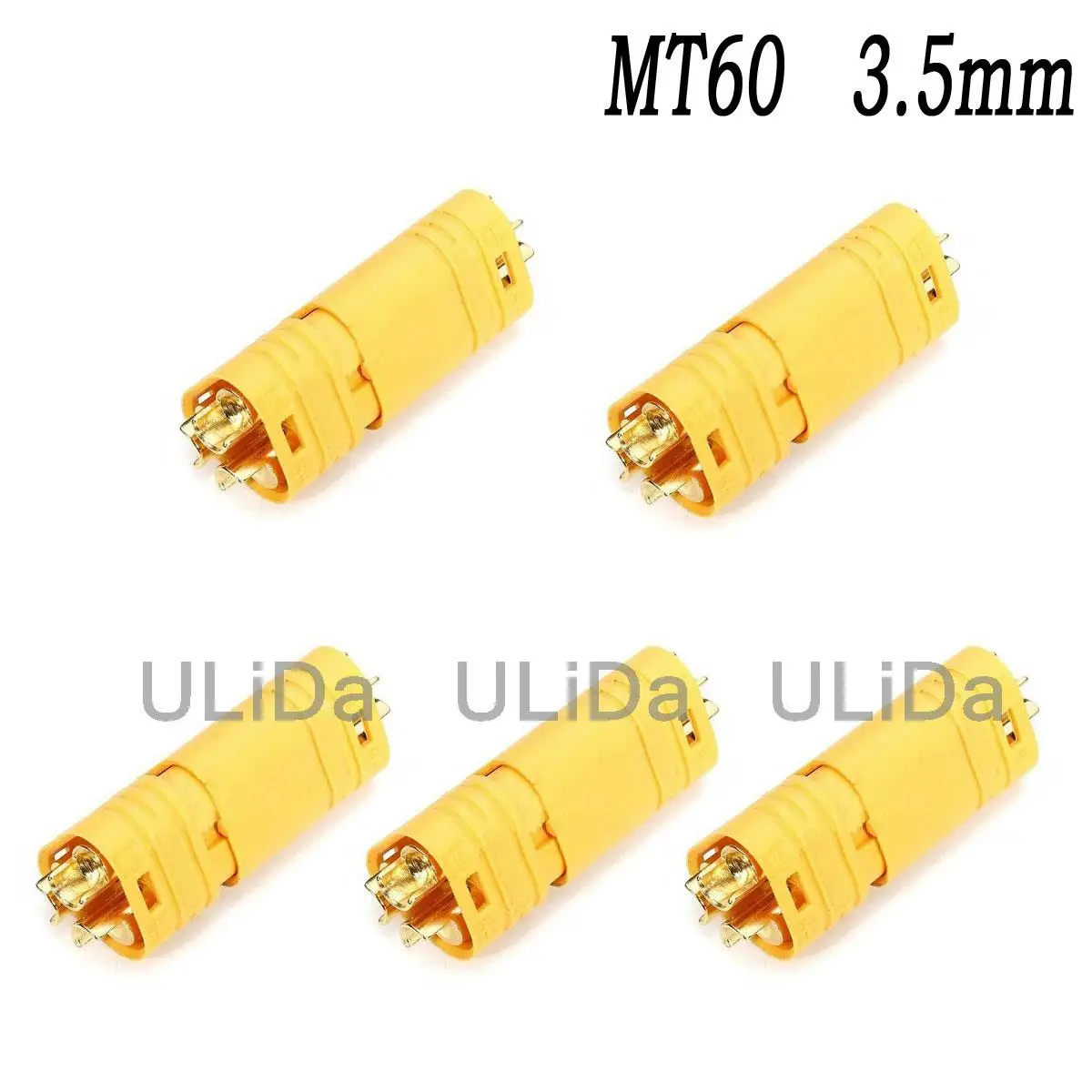 5 pairs Amass MT60 3.5mm Motor Plug / Connector Set for RC lipo battery