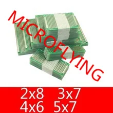 

20pcs 5x7 4x6 3x7 2x8 cm Pcb Double-Sided Copper Prototype Universal PCB Board for Arduino