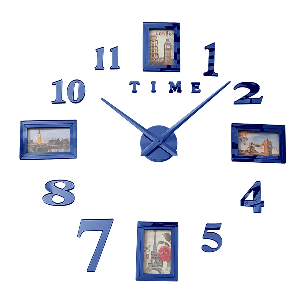Фоторамка Saat настенные часы Horloge Reloj De Pared Duvar Saati Relogio Parede Klok современный дизайн 3d