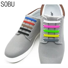 132 шт./лот 11 цветов эластичные силиконовые кружева без галстука силиконовые шнурки творческий эластичные шнурки для K052