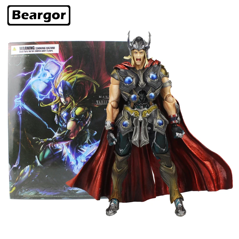 

11 inch Marvel The Avengers Super Hero Thor PA KAI Ver. Boxed 27cm PVC Anime Action Figure Collection Model Doll Toys Gift