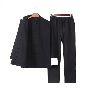 

Umorden Long Sleeve Bruce Lee Wing Chun Tai Chi Clothing Set Chinese Tang Suit Kung Fu Clothes Uniform Coat Pants for Men