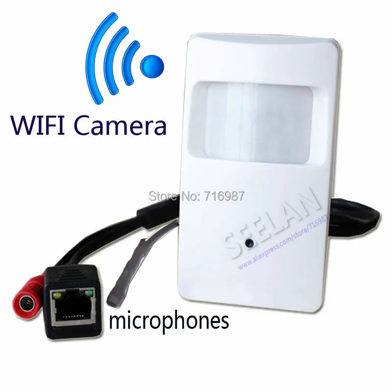 HI3518C 720P WIFI Pir Motion Detector mini ip Camera PIR Shape mini
