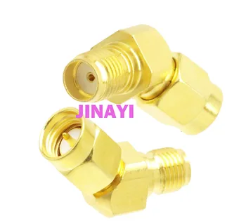 

50pcs 45 Degree SMA Female to Male Antenna Adpater Connector For FPV Race RX5808 Fatshark Goggles