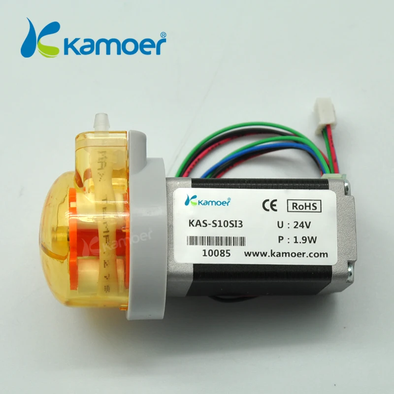Kamoer KAS seriser peristaltic water pump with stepper motor (3 rotors