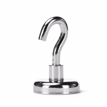 

1pc Magnetic Refrigerator Hook 32mm Dia.Cup Holding magnets hook Powerful Magnetic Hook Magnets NdFeB Holds E32mm