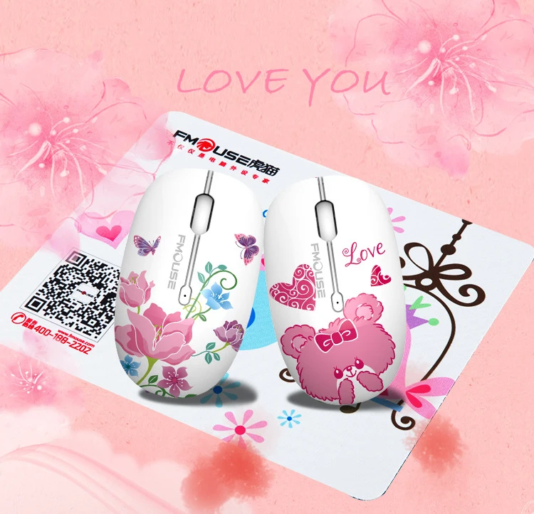 best pc gaming mouse M101 Wireless Mouse 2.4G Cute Silent Optical Cartoon Computer Mice With USB Receiver 1600DPI for Laptop Kid Girl Gift Macbook2022 new girls 2.4G Dual Model Wireless Bluetooth 5.0 Rechargeable Silent Cute Mouse Long Standby Multi Button Mouse For IOS PC Notebook white gaming mouse wireless