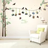 [ZOOYOO] 205*290cm/81*114in large photo tree Wall Stickers home decor living room bedroom 3d wall art decals diy family murals ► Photo 2/6