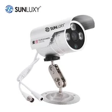 Promos Black Friday et Cyber Monday AliExpress 2017. Kits DIY Arduino, Raspberry, imprimantes 3D, caméras IP 286 SUNLUXY 1000TVL PAL Bullet CCTV Camera Pan/Tilt 1/3'' CMOS 3 LEDs Waterproof IR-Cut Night Vision Home Security Cam BNC Connector