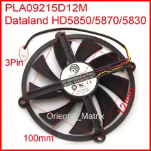 Frete Grátis PLA09215D12M PLA09215D12H 12 V 0.55A Para Dataland HD5830 HD5850 HD5870 Placa Gráfica Ventilador de Refrigeração