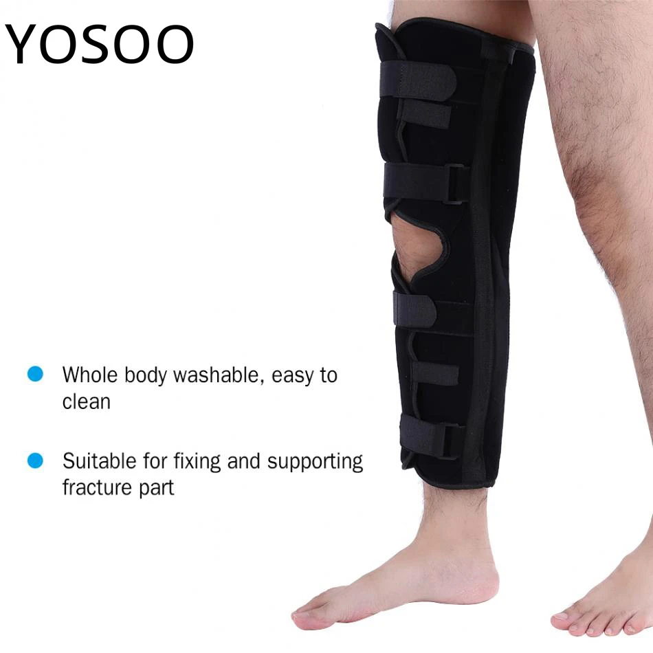 

Knee Brace Support Pad Patella Knee Fixing Orthopedic Leg Posture Corrector Fractures Splint Guard Knee Support For Arthritis