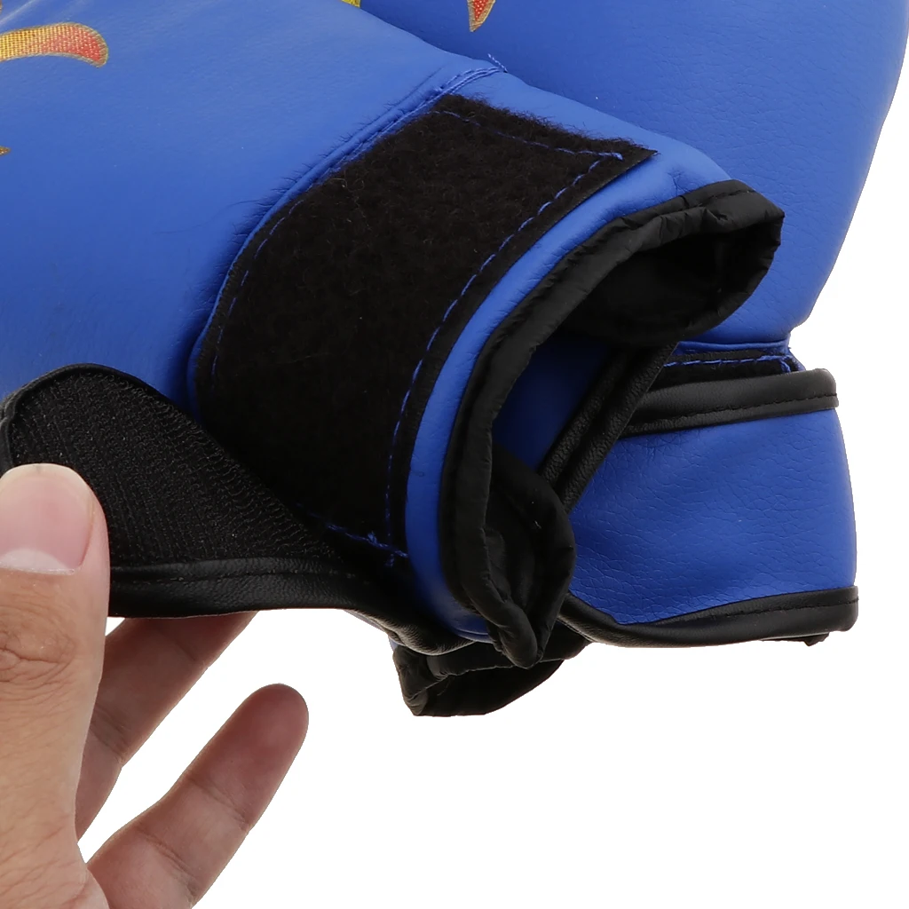 Kids Gel Boxing Kickboxing Training Gloves Gym Muay Thai Pouching Training Glove Mitts for Age 4-12 Year Boys Girls
