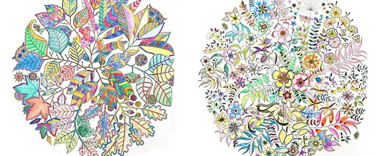 Online Shop 2015 New Enchanted Forest Coloring Book Children Adult Kill Time Graffiti Painting Drawing English