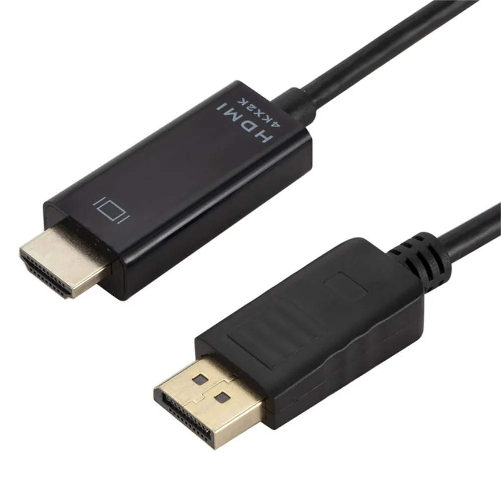 Кабель адаптер DP HDMI позолоченный 1 8 м 6 футов 4K x 2K для монитора MacBook Air Dell|Кабели HDMI|