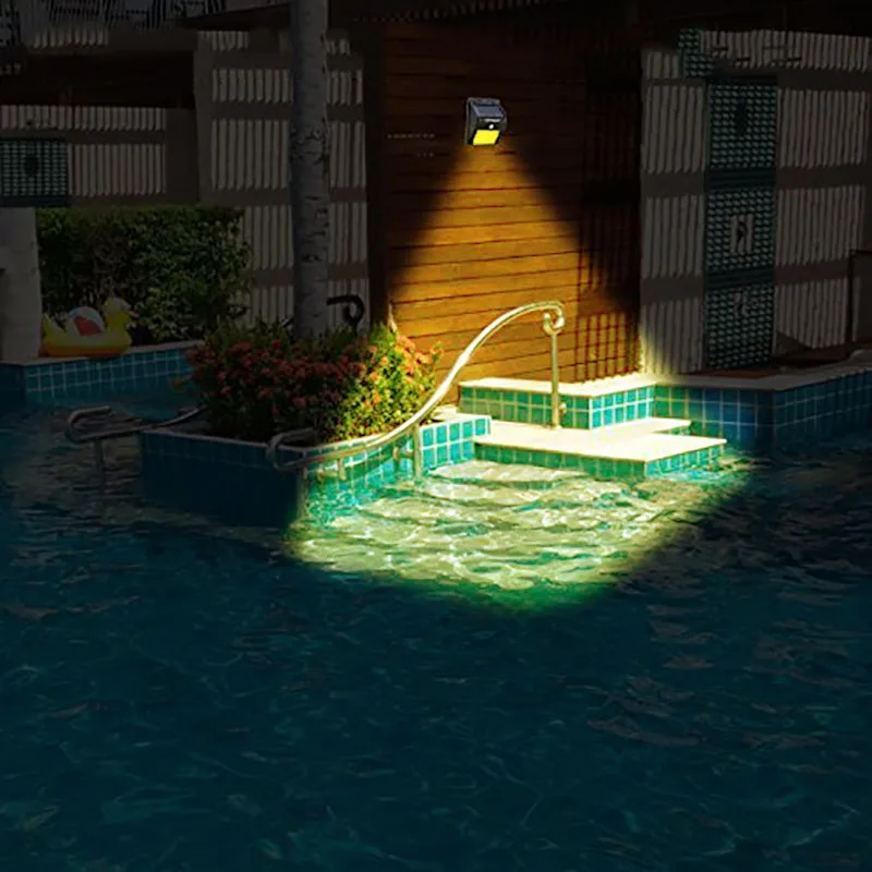 Солнечный свет беспроводной водостойкий датчик движения 3 режима Открытый свет для сада с активированным движением белый