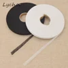 Lychee 100m Black White Non-woven Interlinings Iron On Single-sided Adhesive Tape Fabric Garment Decor Ribbon Cloth ► Photo 2/6