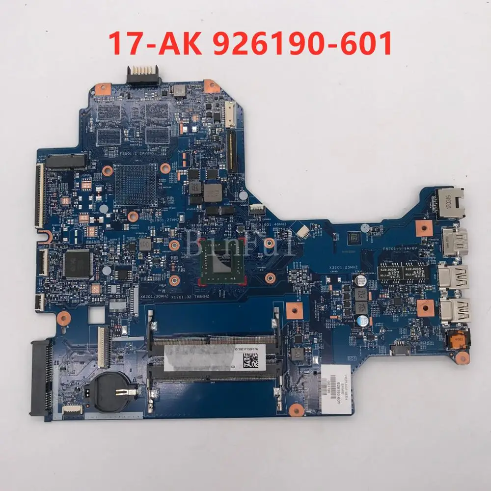 

High quality For 17-AK 17Z-AK000 Laptop motherboard 926190-601 926190-501 926190-001 16892-1 448.0CB03.001 100% full Tested