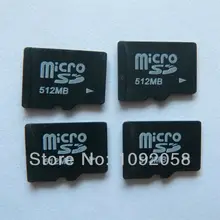 O envio gratuito de 5 pçs/lote cartão Micro SD de 128 MB classe 6 capacidade Real 256 / 512 MB