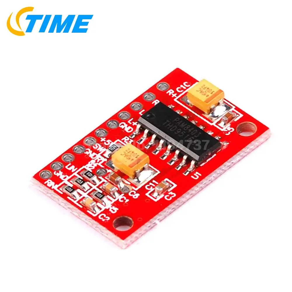 1PCS Super Mini Digital Power Amplifier Small Power Amplifier USB Powered High Power 3W Dual PAM8403