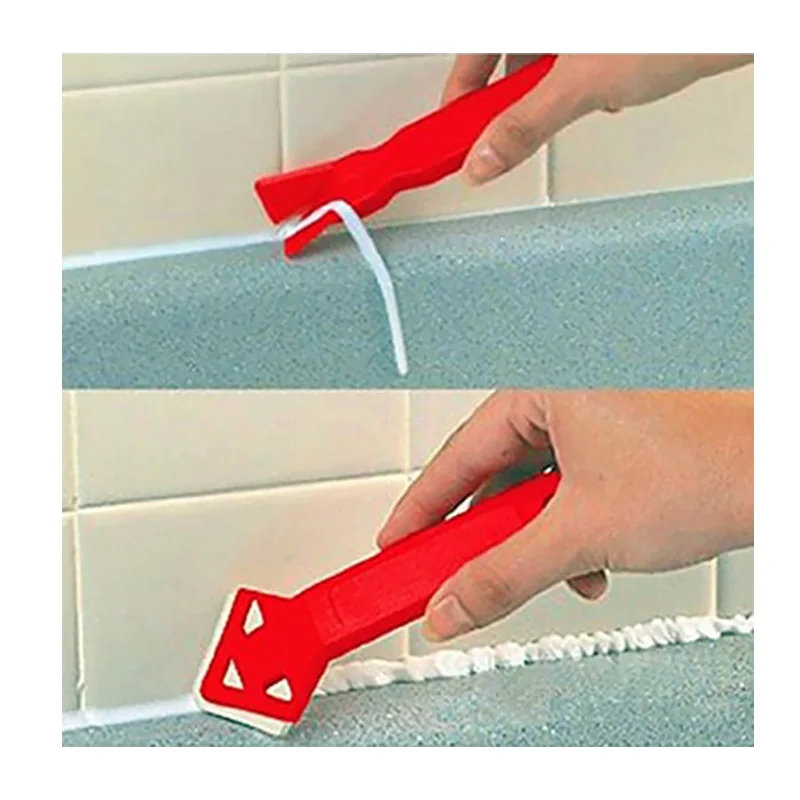  Plastic Scraper Squeegee Flooring Tools Scraper Floor Cleaner Angle Tile Glass Glue Residual Remove