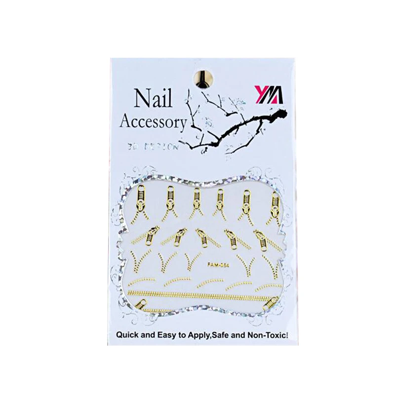 

30 Sheets Gold Hollow Bronzing Nail Stickers Brand Logo 3D Nail Art Stickers Transfer Decals Manicure DIY Decoration Tools TMB43
