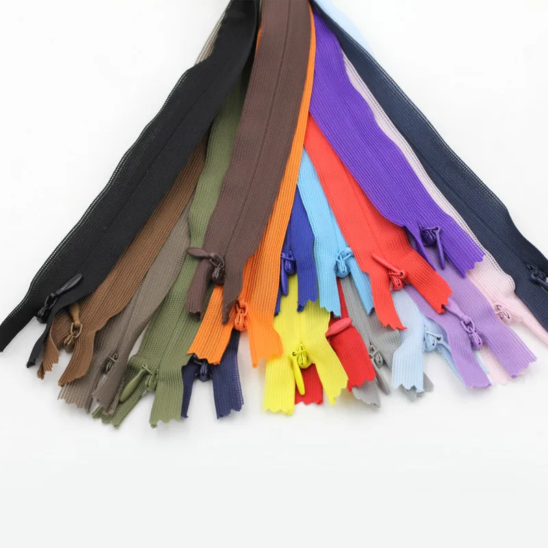 20pcs 3 nylon zipper for craft clothing coat dress 25cm30cm40cm sewing