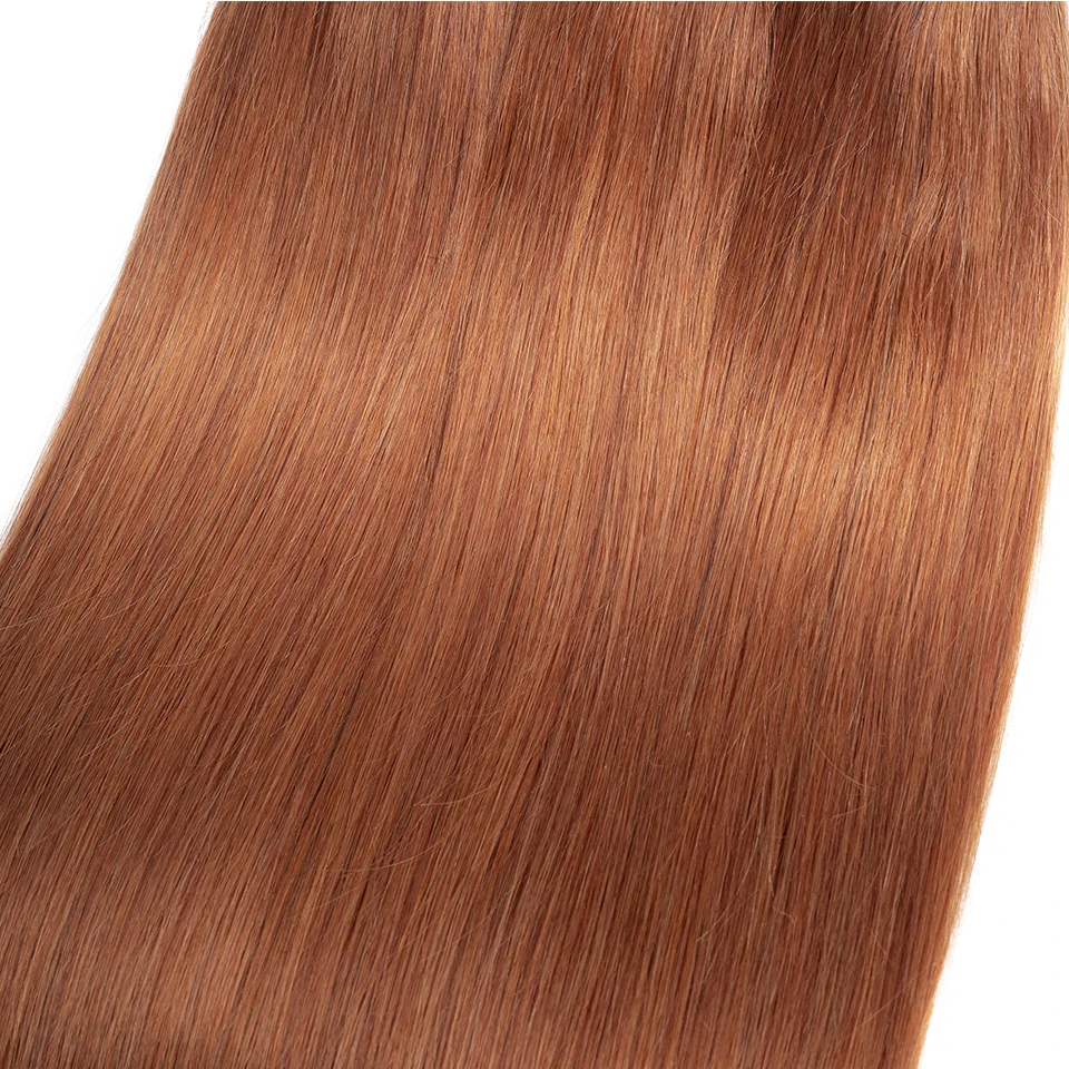 Trama do Cabelo Brasileiro do Cabelo Bundles com Fecho Pacotes com Fechamento Queenlike Humano Weave Não Remy Reta Cabelo Ombre 3 4 100% 5 Pacotes com 3/4 com fecho