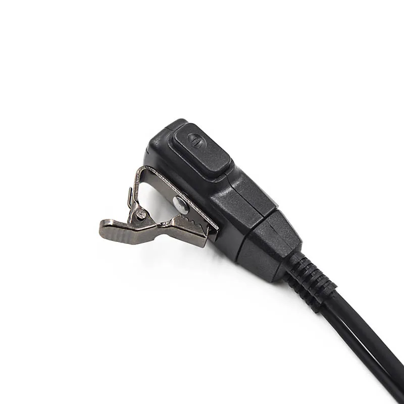 

D Shape Earhook Earpiece Headset Mic PTT for Motorola Portable Radio GP328 GP340 PRO5150 HT750 HT1250 MTX950 Walkie Talkie