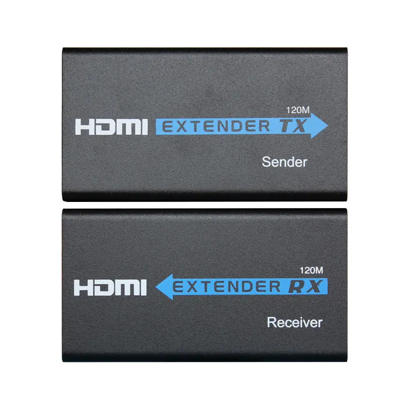 HDMI удлинитель с 2 портами сплиттер 1080p сигнала на 120 м RJ45 Tranciver TX & RX ИК конвертером