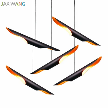 

Post-modern aluminum pendant lights clothing store Restaurant bar pendant lamp Cafe fishing line hanging light fixtures