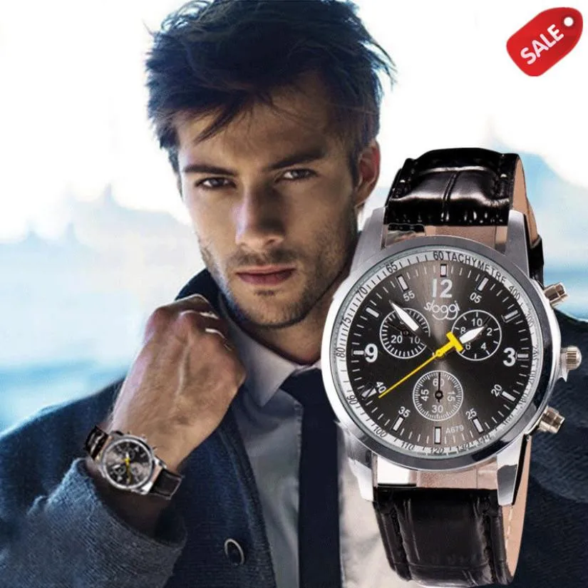 

Quartz wristwatches VIP Dropshipping digital watch saat Luxury Fashion Crocodile Faux Leather Mens Analog Watch Wrist Watches