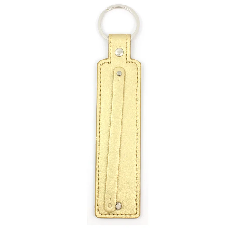 10 шт(8+ 30) ширина* 150 мм персонализированные ПУ кожаный брелок для 8 мм слайд Подвески leter DIY имя брелок для ювелирных аксессуаров - Цвет: gold
