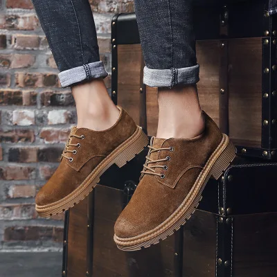 Dos Inglaterra Sólida Com brown 2018 Botas Sapatos De Camurça Tendência Cor Cinto Khaki Moda Retro Novos Juventude Ferramental Homens black SzqSI