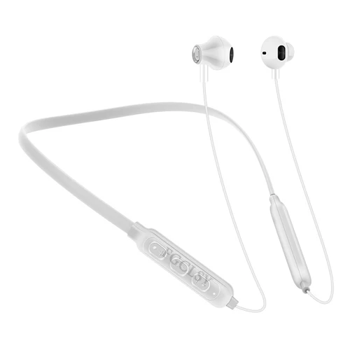 FGCLSY шейные беспроводные Bluetooth наушники стерео гарнитура с микрофоном auriculares fone de ouvido спортивные наушники для iPhone - Цвет: Белый