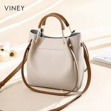 Viney/женская сумка-мешок, новинка, Chao, Корейская версия, Baitao, Наклонная Сумка, женская сумка, модная простая ручная сумка на плечо