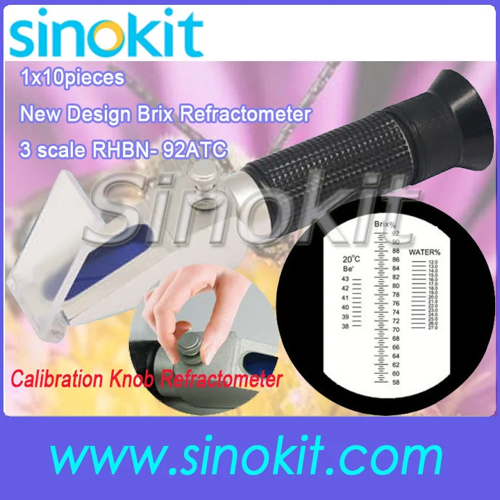 

10pieces a lot Free Shipping New Design Calibration knob refractometer RHBN-92ATC