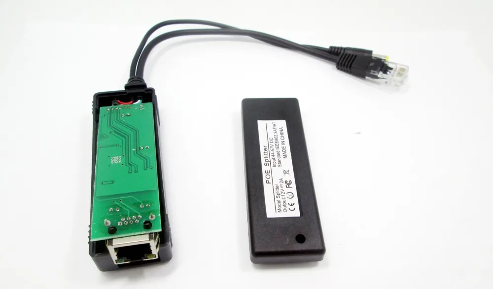 GXCOM POE splitter входное напряжение 40-56vdc, выходное напряжение 12 v 2A, ieee802.3af/at pd splitter